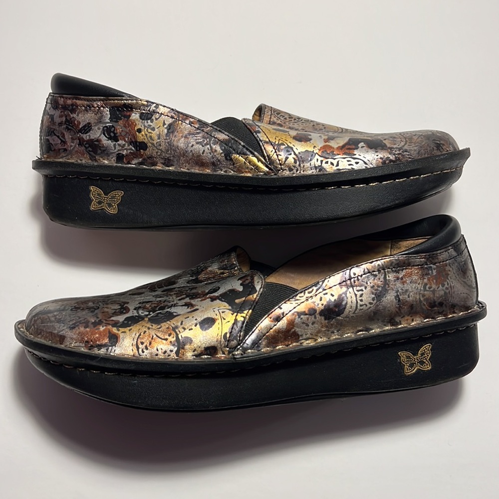 Alegria Silver & Gold Shoes